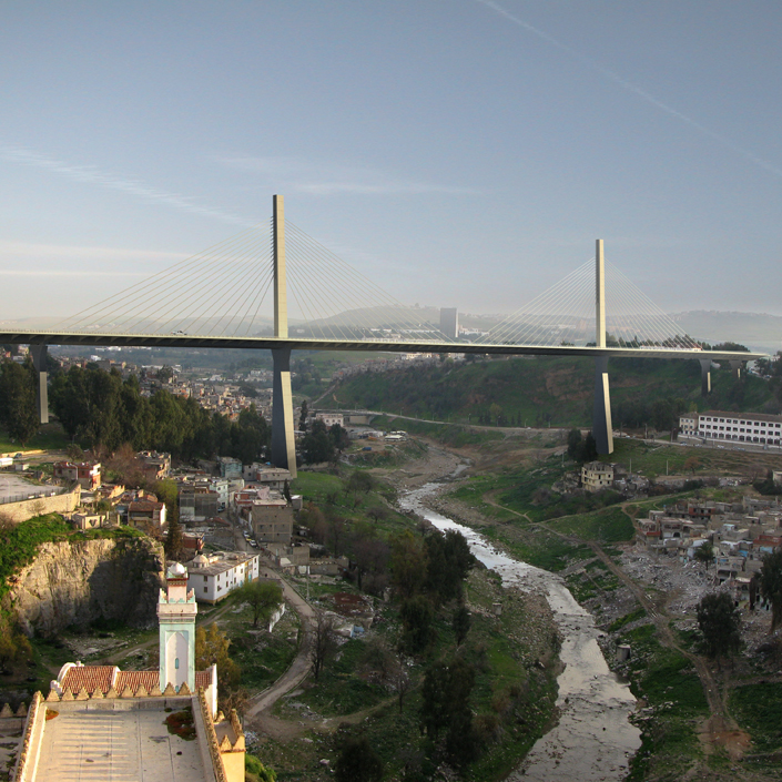 Constantine Trans-Rhummel Bridge - Day view